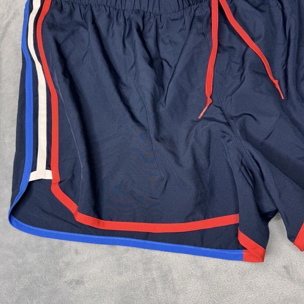 RARE Adidas Sz XL Marathon 20 Nation Running Shorts Red White Blue Aero Ready - Picture 7 of 16